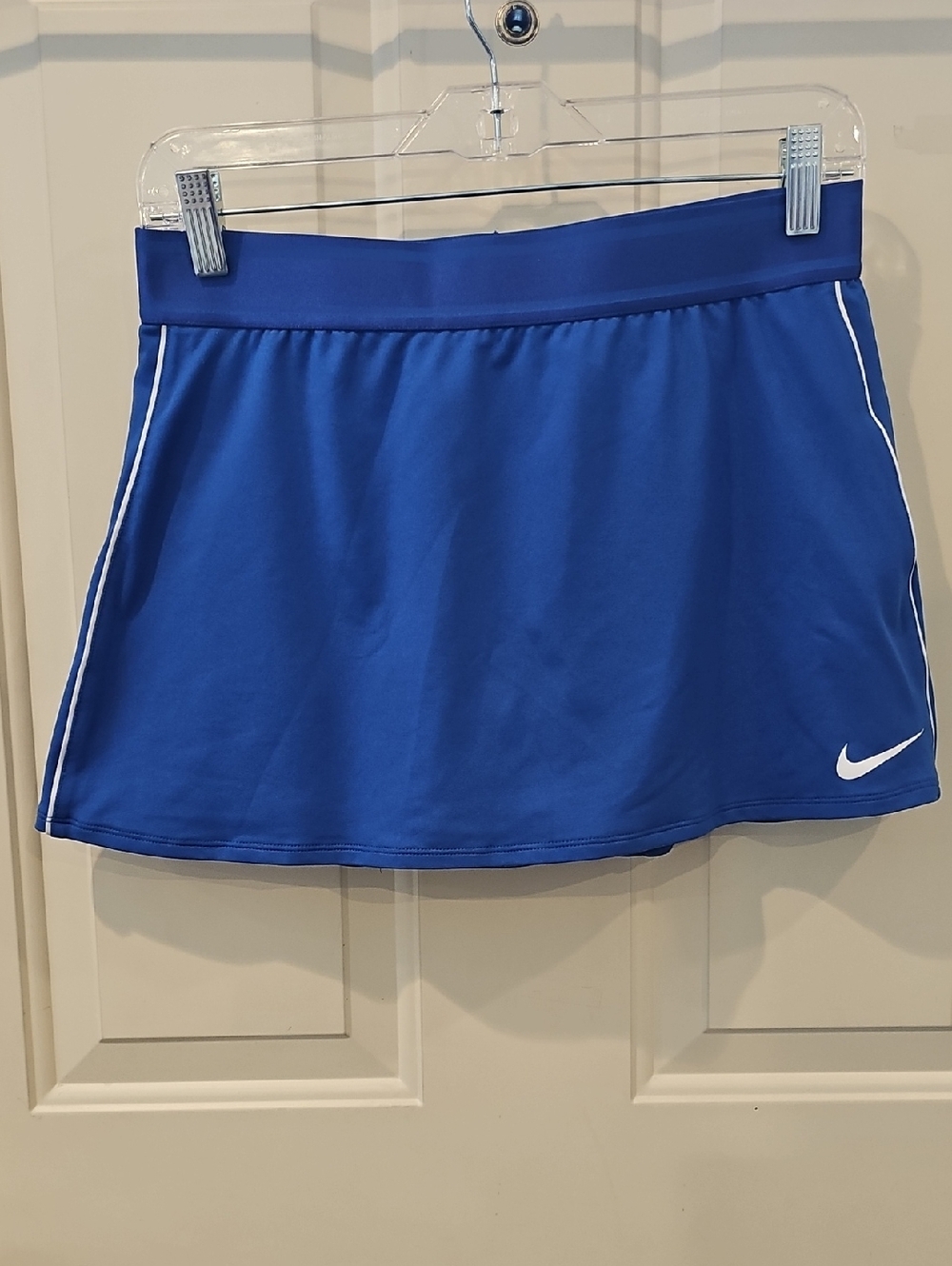Nike Blue Tennis Skirt with White Swoosh